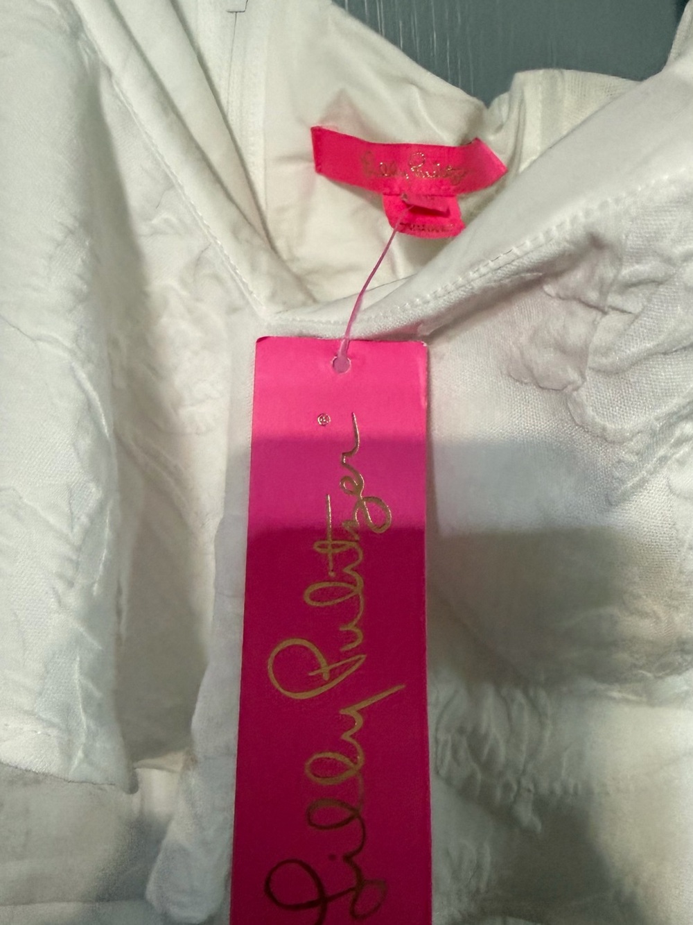 Lilly Pulitzer White One-Shoulder Ruffle Dress - Picture 6 of 14
